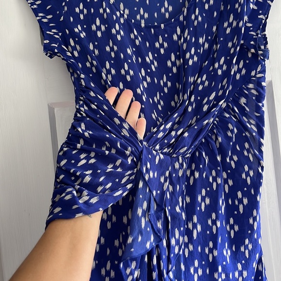 Anthropologie edme & esyllte Navy & White Top Size 0 - Picture 4 of 8